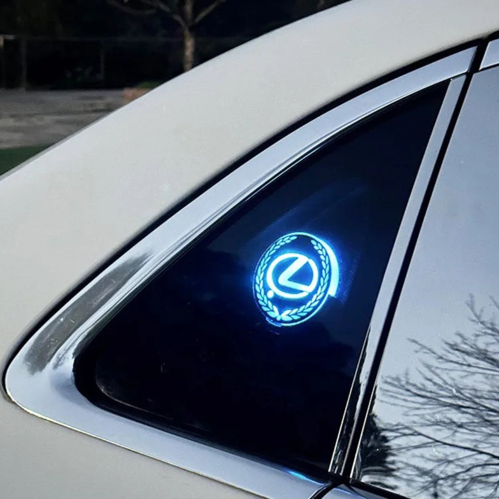 Logo LED rechargeable pour voiture - Effet néon