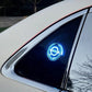 Logo LED rechargeable pour voiture - Effet néon