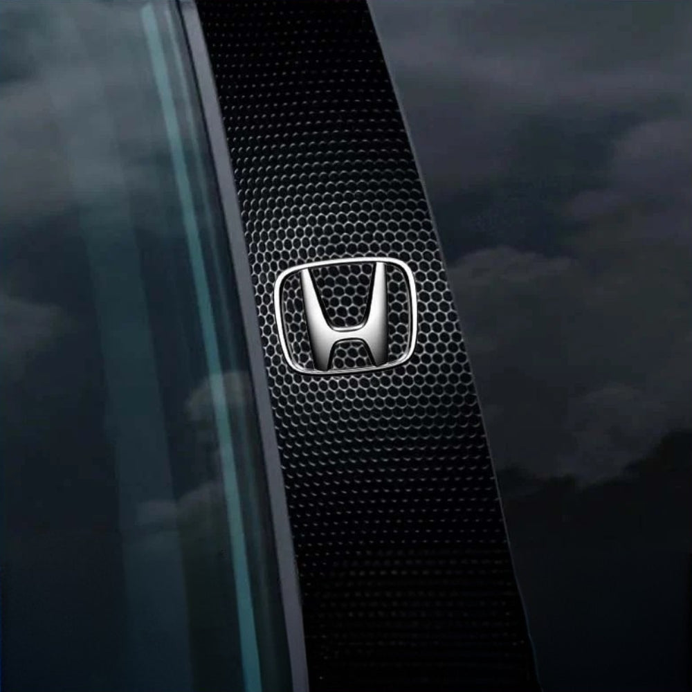 2x Klistermärken för bilfönster med logotyp